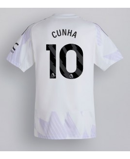 Günstige Manchester United Matheus Cunha #10 Auswärtstrikot 2025-26 Kurzarm